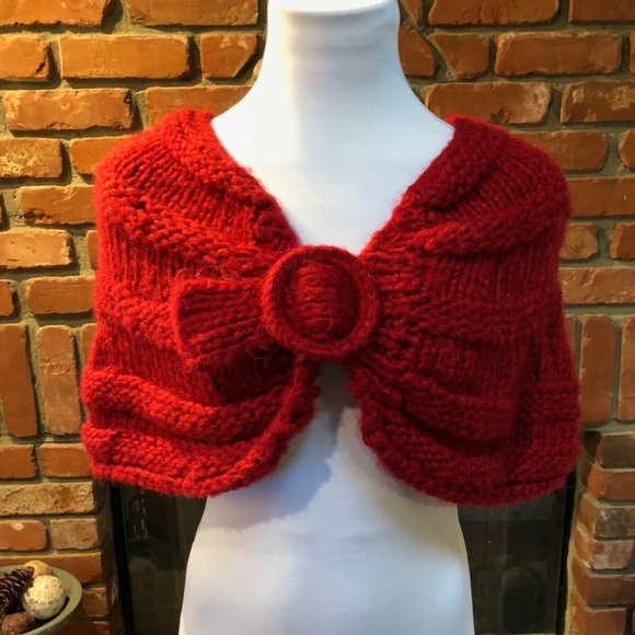Vintage Shawl Stole Cape ONE SIZE Hand Made